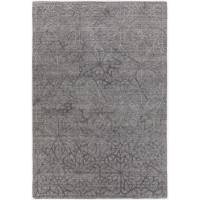 Nimah Hand-Woven Gray Area Rug