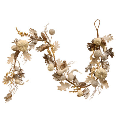 Kewuan 72" Pumpkin and Pinecone Garland