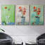 Orange pop encadrée sur toile, 3 pièces-91887510-91887511