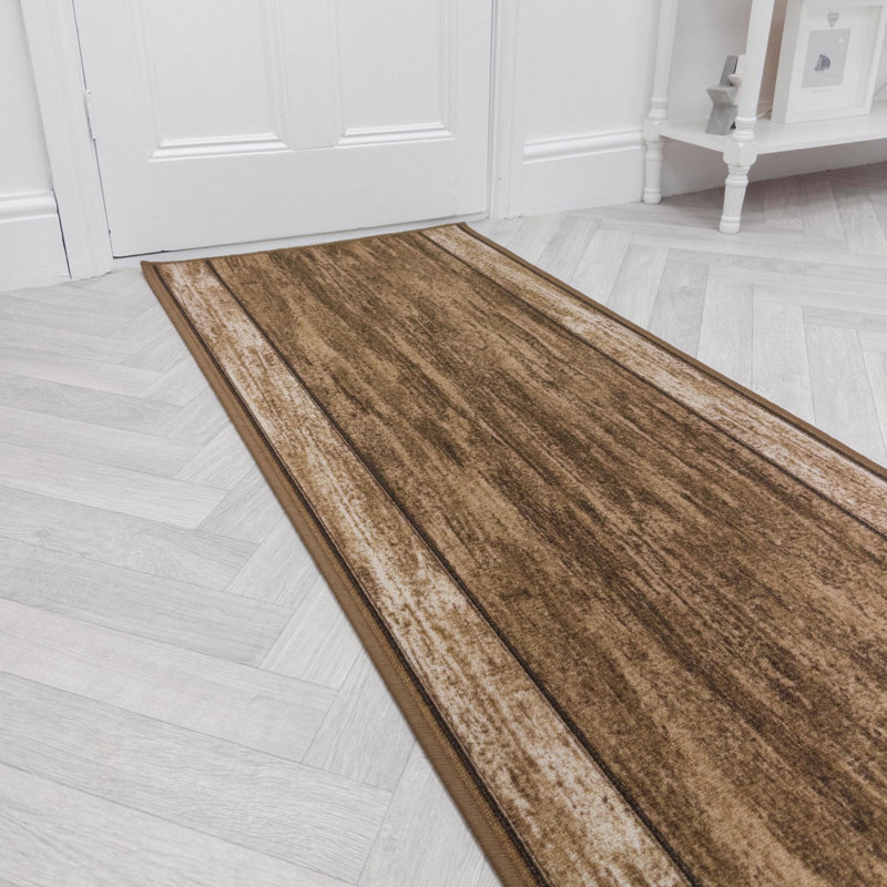 Runner Abstract Looped / Hooked Area Rug, Runner 80 x 150 cm