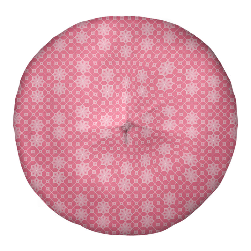 Coussin de sol Katelyn Elizabeth, 30 po x 30 po, Rose