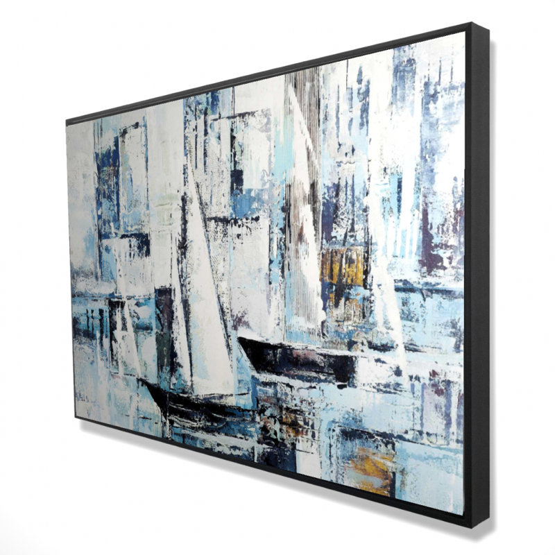 "Formes abstraites et bateaux"