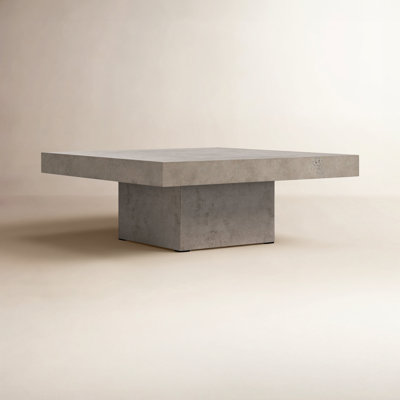 Kareen 43" Concrete Coffee Table