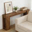 Console en bois, table d'entrée avec canapé-165844244