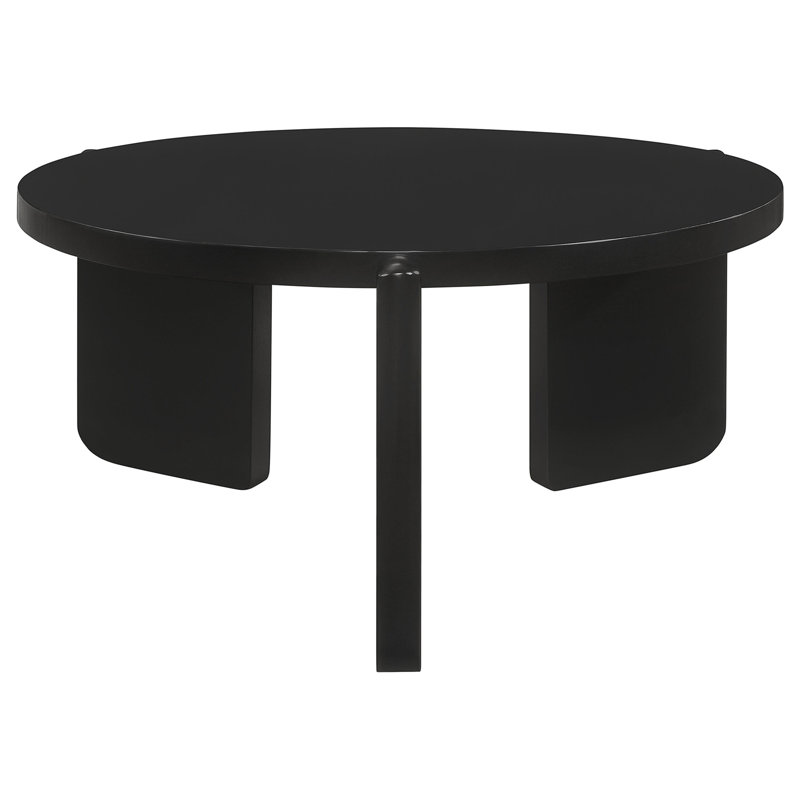 Round Solid Wood Coffee Table