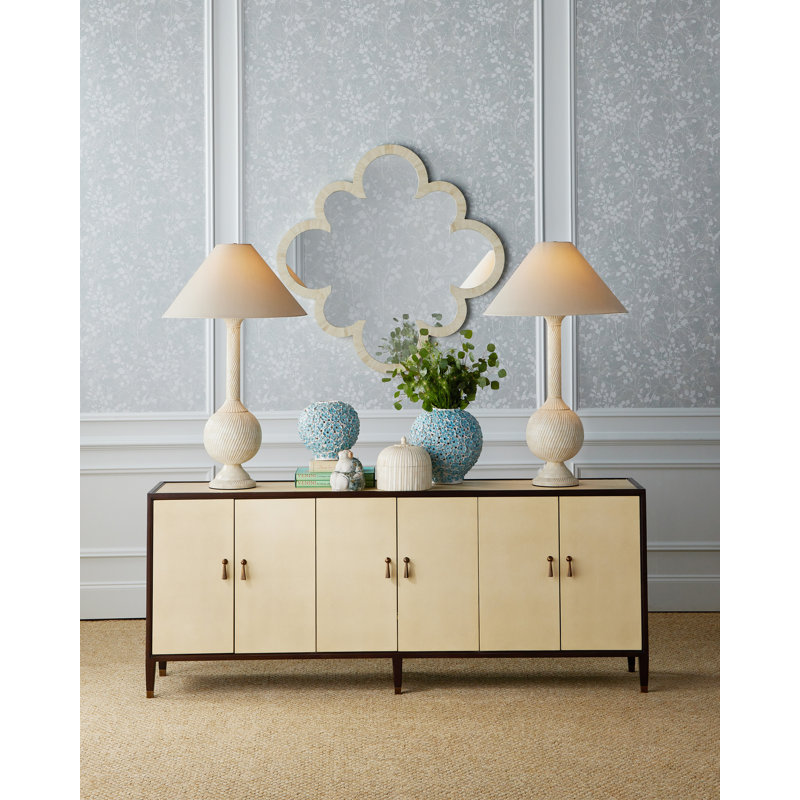 Bone Framed Wall Mirror