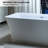 59'' x 30'' Freestanding Soaking Plastic / Acrylic Bathtub
