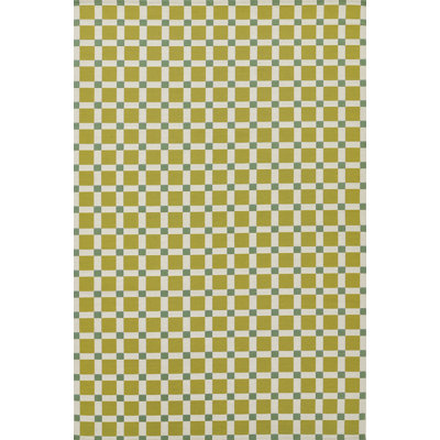 Icon Green Geometric Outdoor Rug