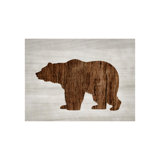 Wood Wildlife IV Print by Isabella Burton