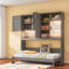 Lit escamotable simple peu encombrant, fabrication en MDF, style moderne pour la maison