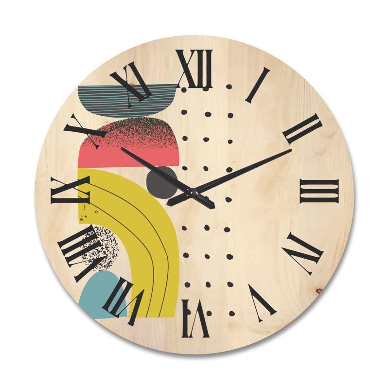 Horloge murale géométrique I, Très grand