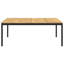 Acacia Dining Table with Steel Base-832993826-832993830-832993835
