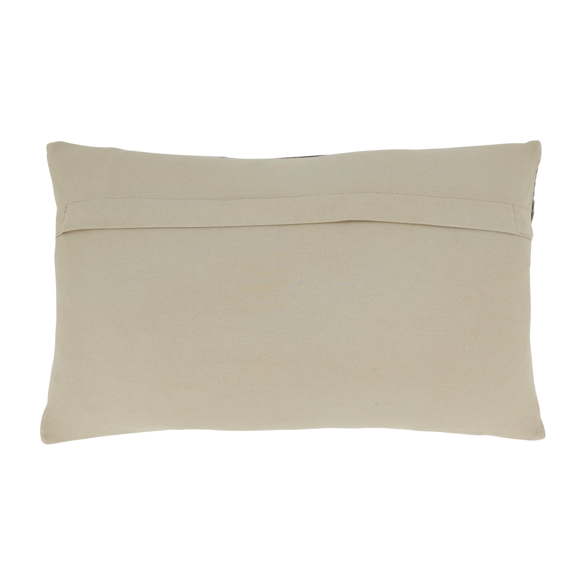 Ilara Patchwork Leather/Suede Lumbar Throw Pillow, Polyester/Polyfill