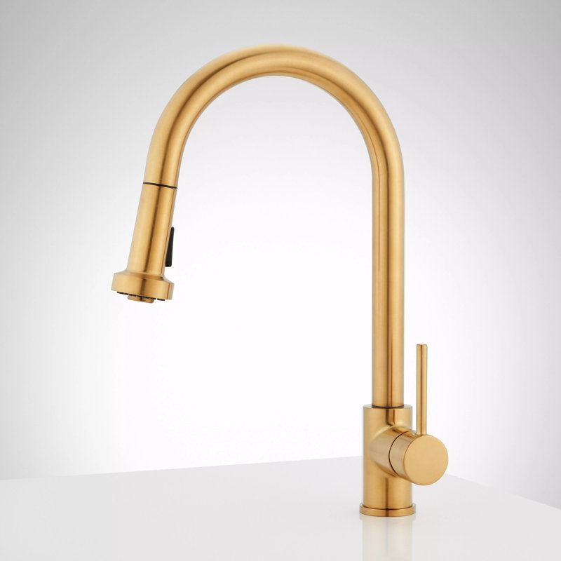Ridgeway Pull-Down Kitchen Faucet - Brushed Gold, Brushed Gold