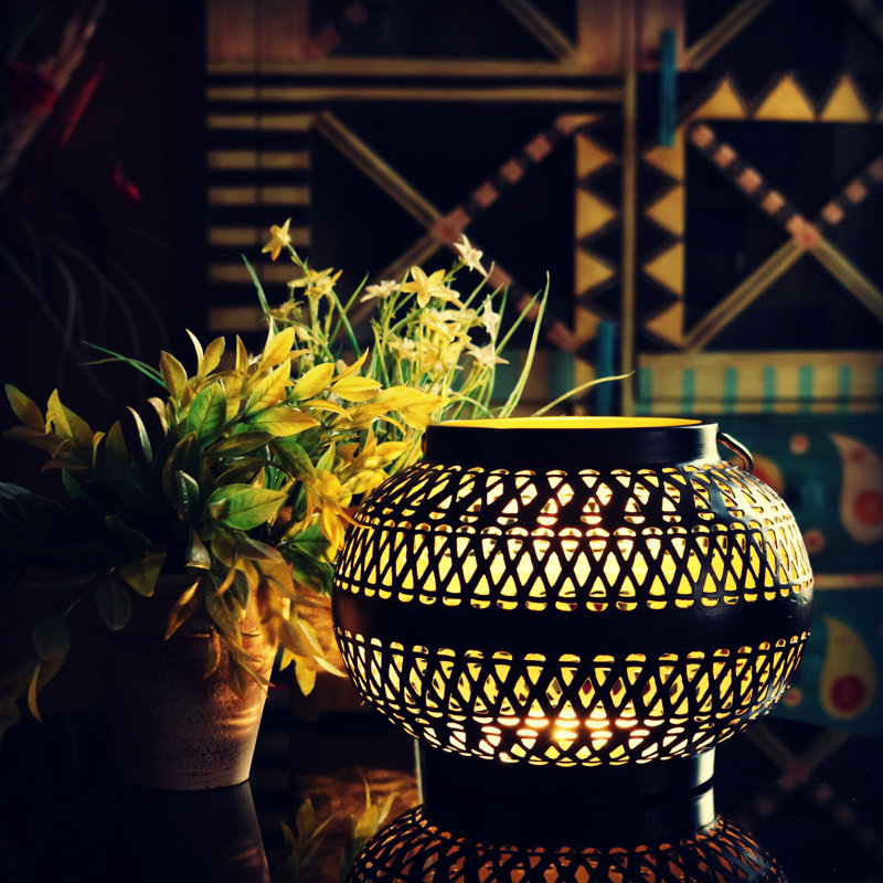 5.5'' H Metal Tabletop Lantern