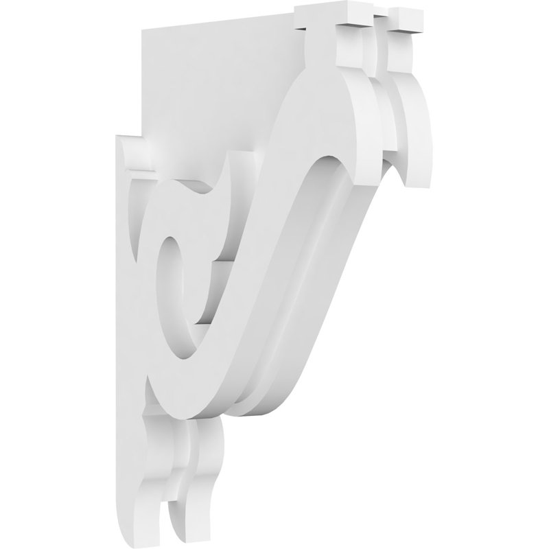 Corbeau en PVC de qualité architecturale Florence, H 9 po x l 5,5 po x P 1,875 po