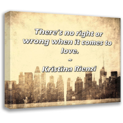 Astoria Grand Gallery Wrapped Canvas By Katherine Center: "We are at our finest when we take care of