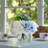 Silk Hydrangea Arrangement in Vase