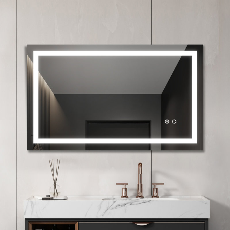 Miroir de salle de bain à DEL, 23,6 po x 39,4 po