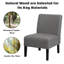 Upholstered Linen Slipper Chair-1106067060