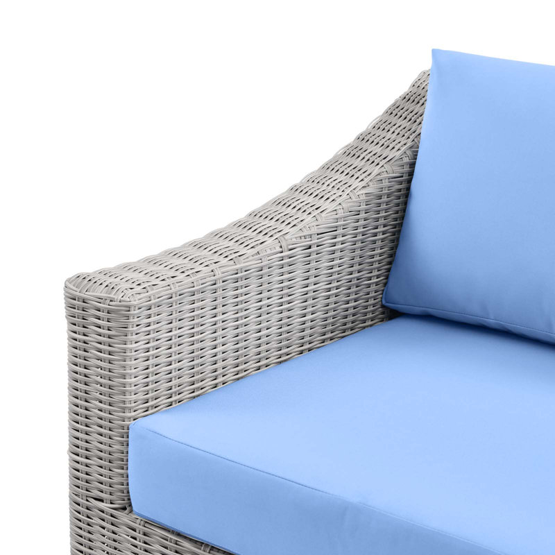 Fauteuil d'extérieur Conway, Bleu clair