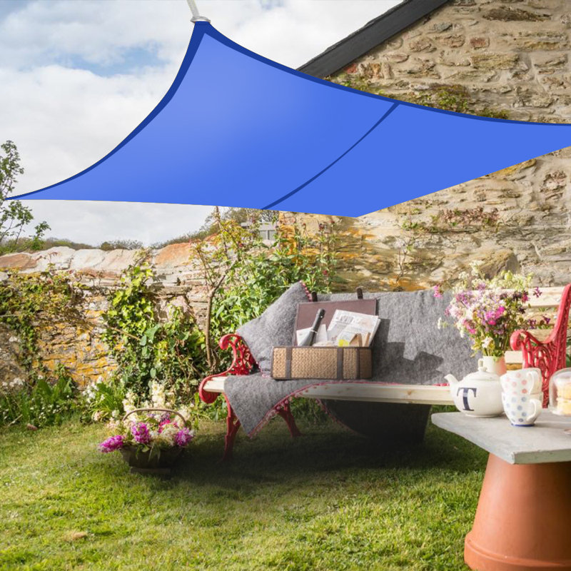 Dunarragan 4m x 3m Rectangular Shade Sail, Blue