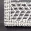 Tapis noir / blanc en laine touffeté à la main Hathorn-1228027867