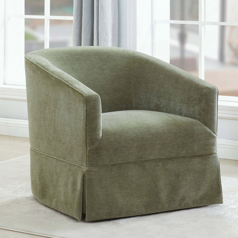 Fauteuil pivotant à jupe Earl