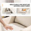  Ensemble de 2 chaises de chambre à coucher en lin 2 pièces-112232042