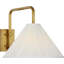 Waylon 8" Articulating Sconce with Silk Pleated Shade-1668789663