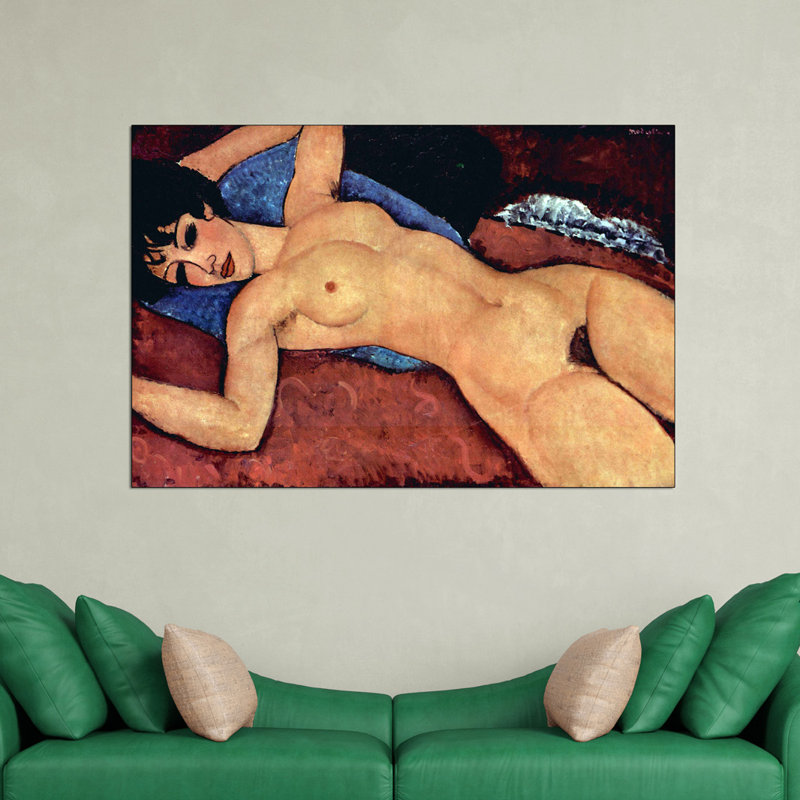 Modigliani Amedeo - Wrapped Canvas Painting, 90cm H x 135cm W x 1.8cm D
