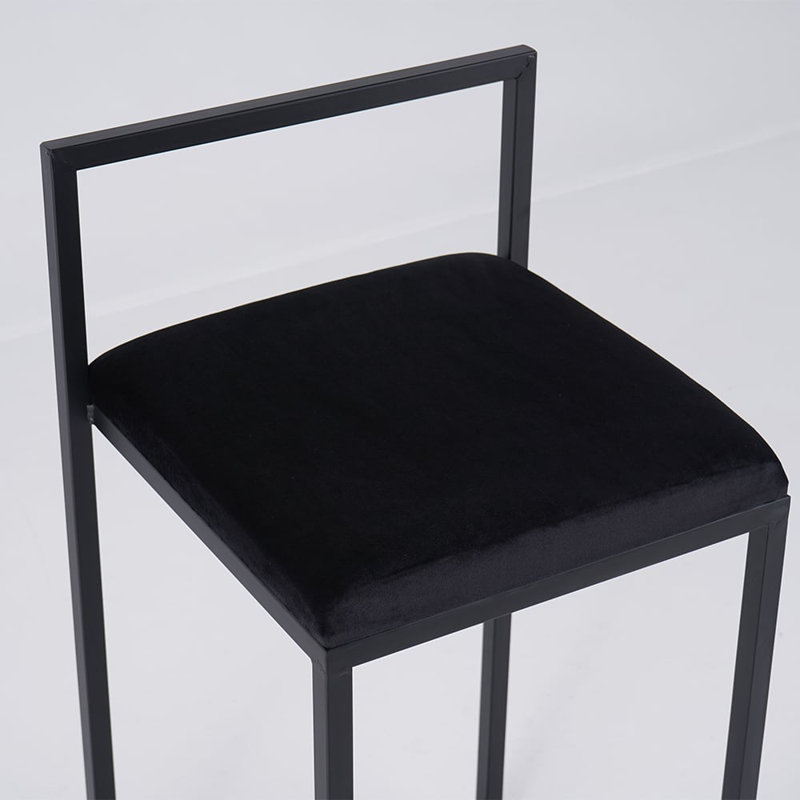 Camberly Upholstered Counter Stool with Metal Frame