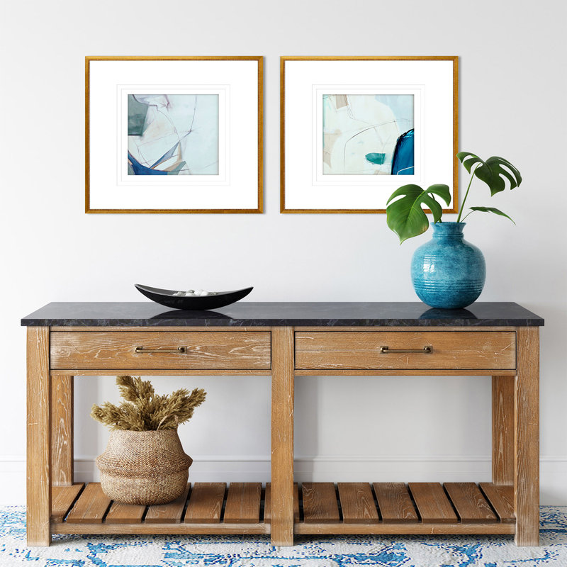«Merging», impression encadrée sur papier 2 pièces