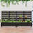 Outdoor Metal Planter Box Raised Garden Beds with Trellis-1777962550