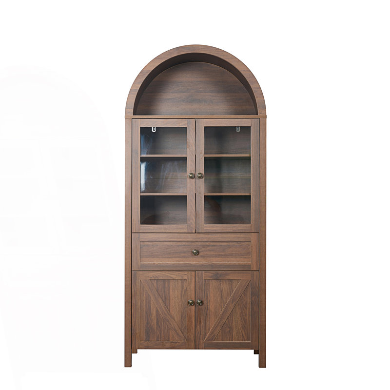 Armoire dôme rétro, Noyer brun