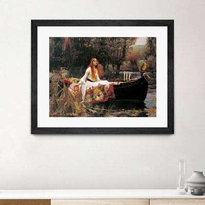 La Dame de Shalott, 1888 po, avec passe-partout