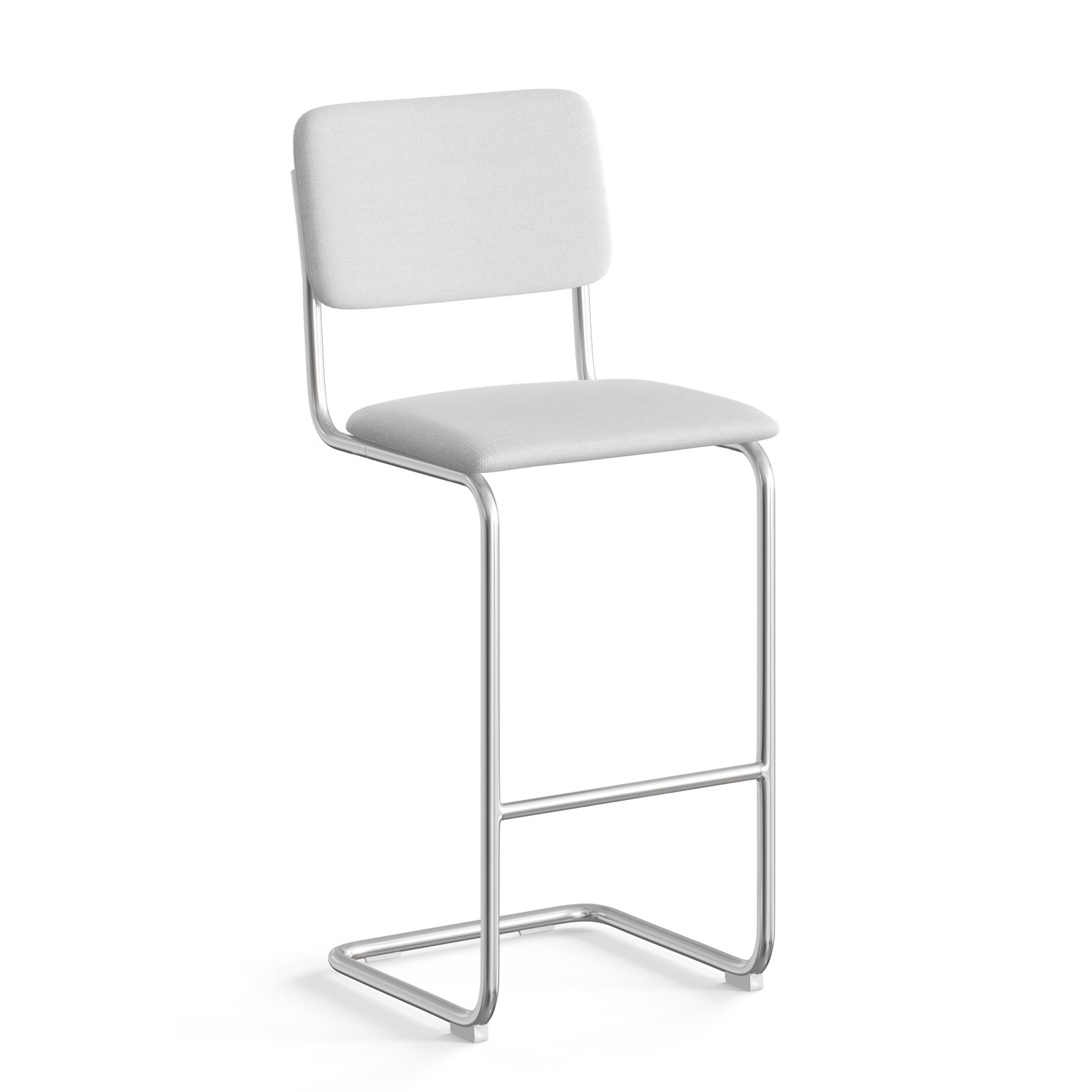 Walsh 30" Bar Stool, Bar Stool (30” Seat Height), White