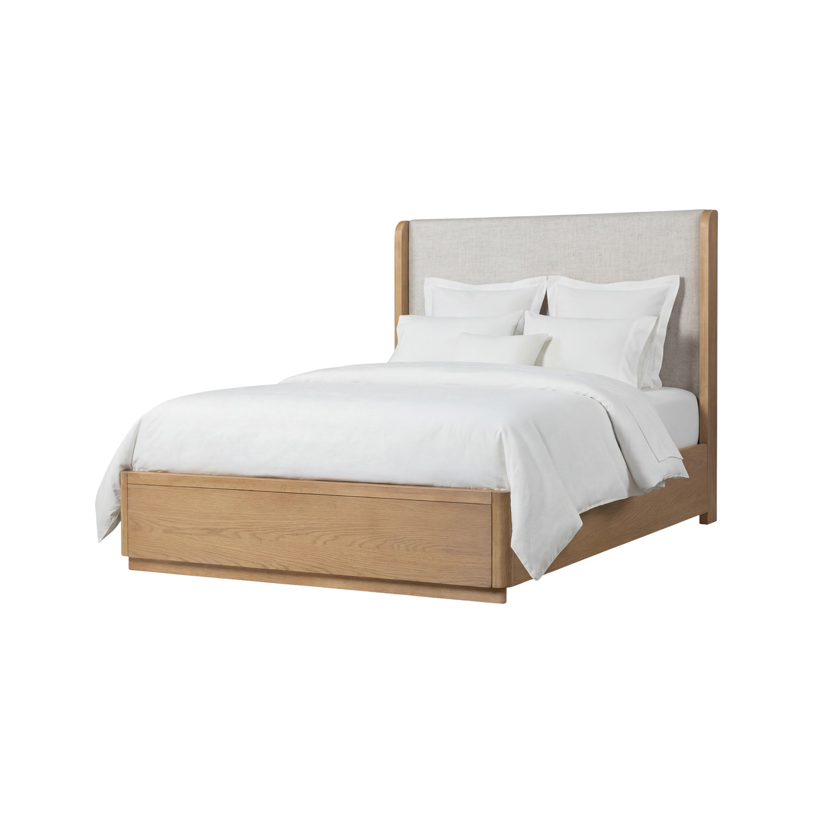 Modena Upholstered Bed, Natural, Full