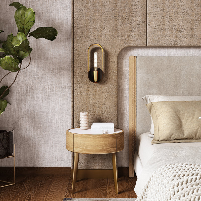 Ahmadou Flush Mounted Sconce, Bronze