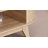 46.45" Oval Shaped Coffee Table With Storage, Fluted Accent Table For Living Room-1828135856