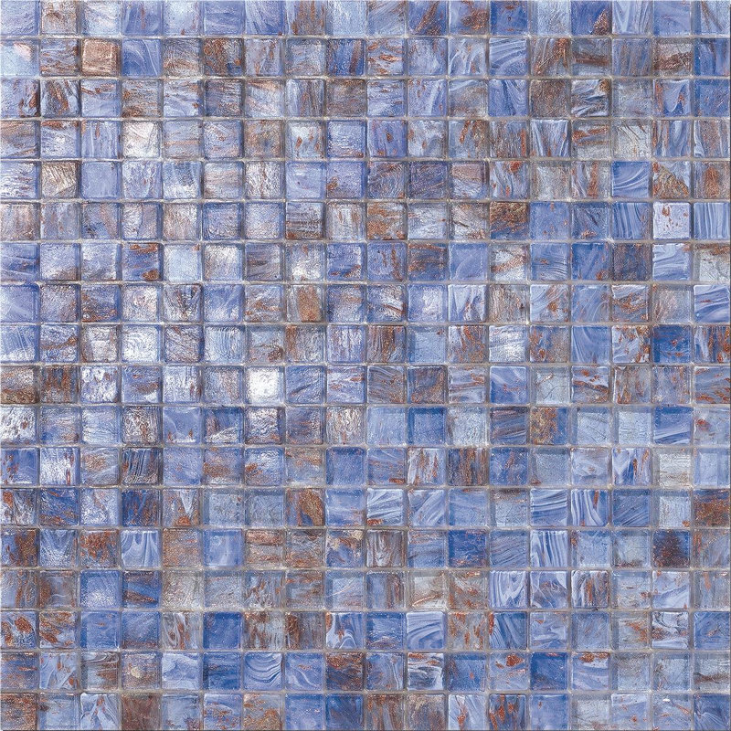 India 5/8" x 5/8" Glass Mosaic