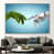 White Floater Framed