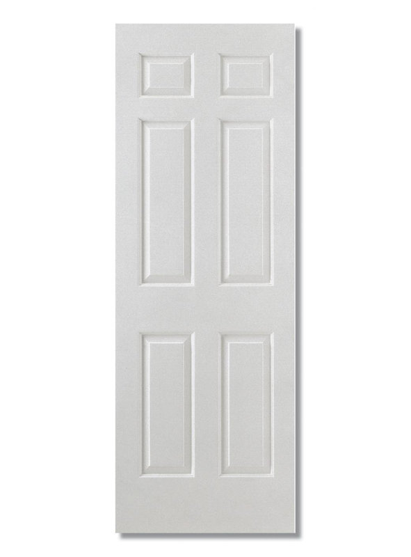 Smooth 6P Primed White Internal Fire Door, 198.1 cm H x 68.6 cm W x 4.4 cm D
