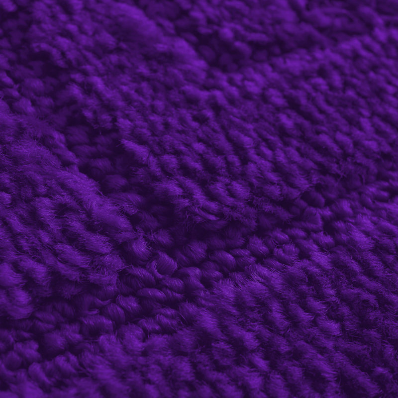 2 Piece Set Rectangle/U-shaped Bath Mat, Purple