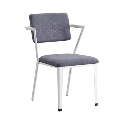 CHAISE DE BUREAU DE 62 CM DE LARGE, TISSU GRIS