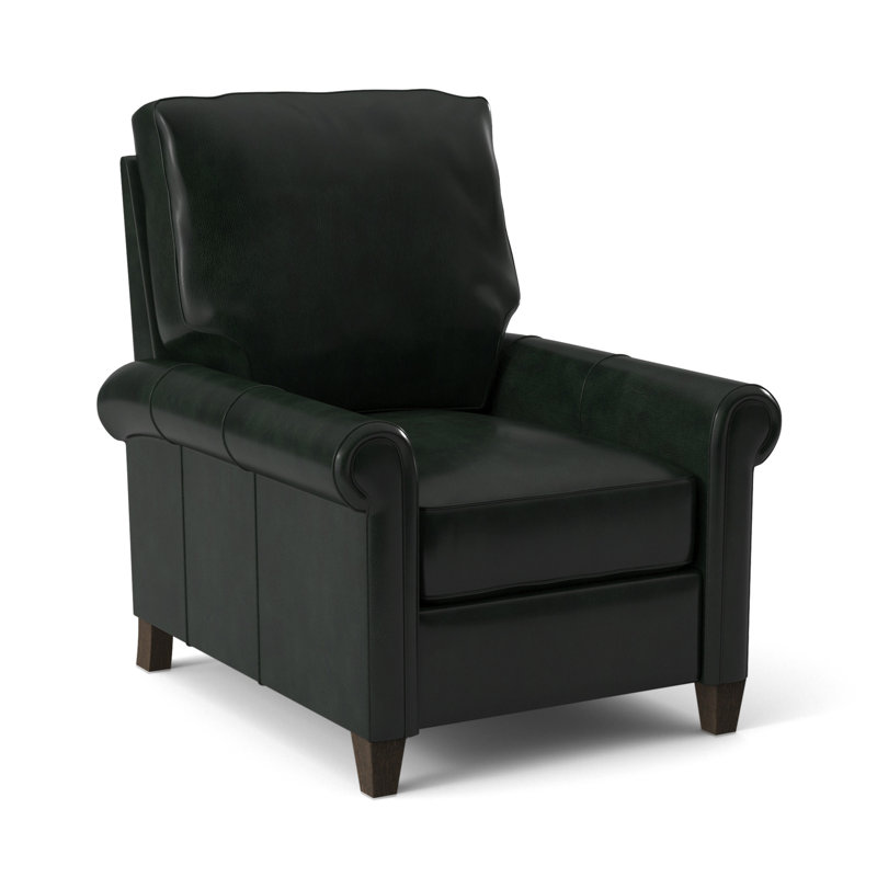 Haskins Recliner, Anilina Hunter Genuine Leather, Cobblestone, Manual