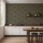 Shadow Leaf Damask - Smoke Room Wallpaper