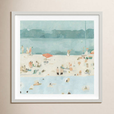 Sea Glass Sandbar II Painting by Emma Scarvey