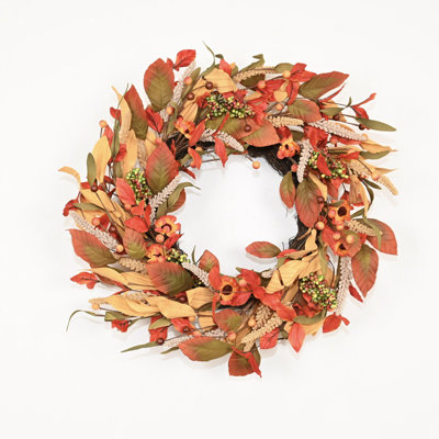 Couronne de 22 po pour la ferme de Noël
