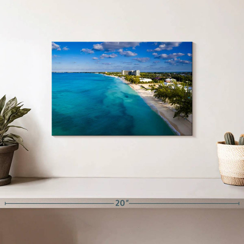 Nicci Cayman Island Shoreline, H 8 po x l 12 po